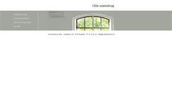 Desktop Screenshot of lillesvenstrup.dk